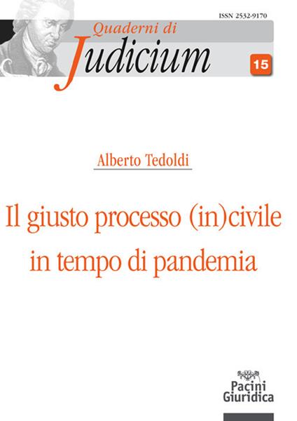 Il giusto processo (in)civile in tempo di pandemia - Alberto M. Tedoldi - copertina