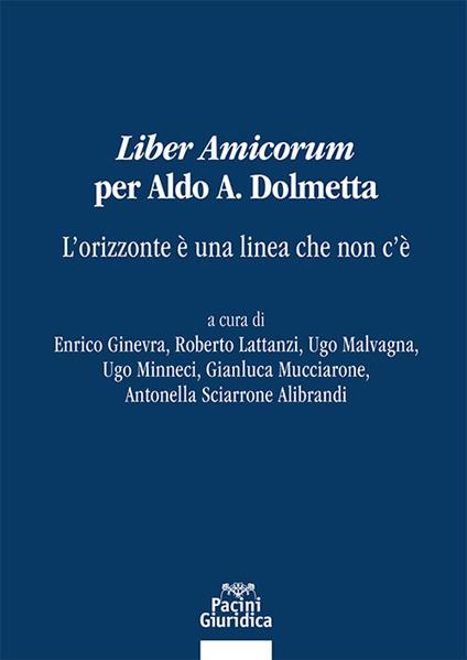 Liber amicorum per Aldo A. Dolmetta - copertina