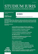Studium iuris. Rivista per la formazione nelle professioni giuridiche (2023). Vol. 2