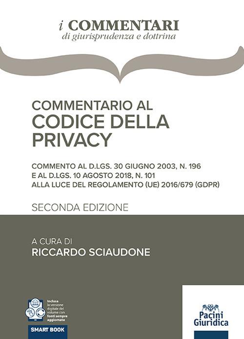 Commentario al codice della privacy - copertina