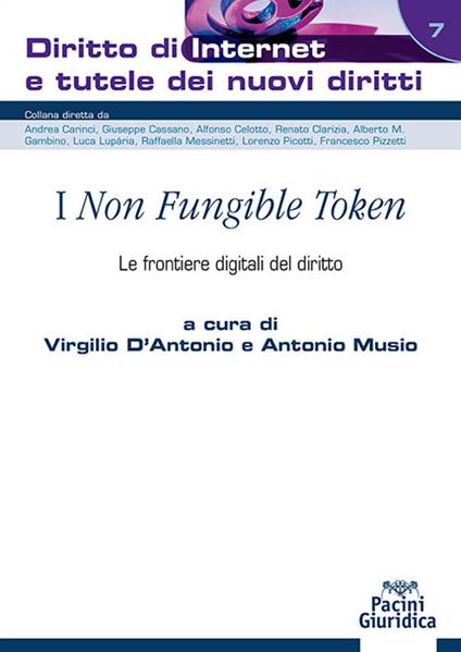 I «Non fungible token». Le frontiere digitali del diritto - copertina