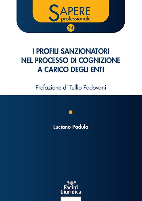 I profili sanzionatori nel processo di cognizione a carico degli enti - Luciano Padula - copertina