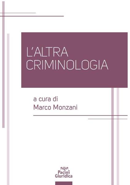 L'altra criminologia - copertina