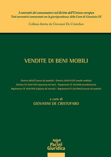 Vendite di beni mobili - copertina