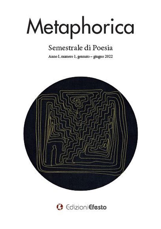 Metaphorica. Semestrale di poesia (2022). Vol. 1 - copertina