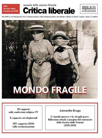 Critica liberale. Mondo fragile (2020) - copertina