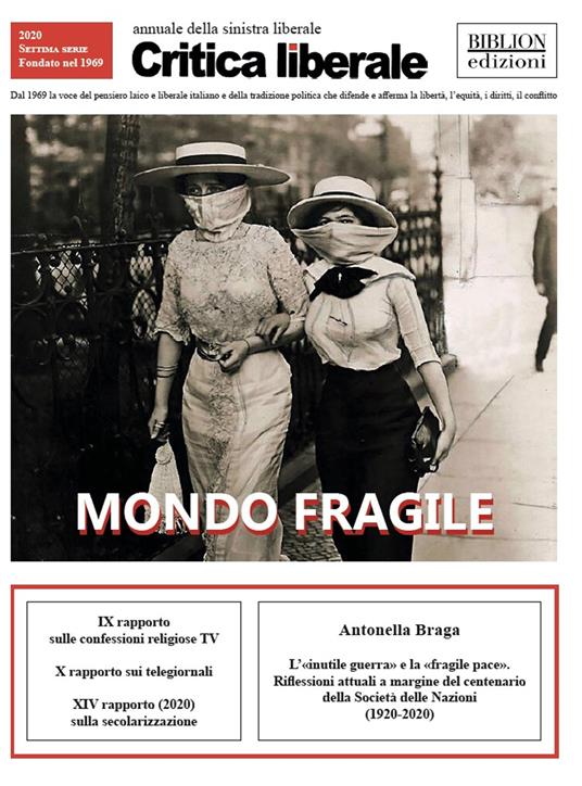 Critica liberale. Mondo fragile (2020) - copertina