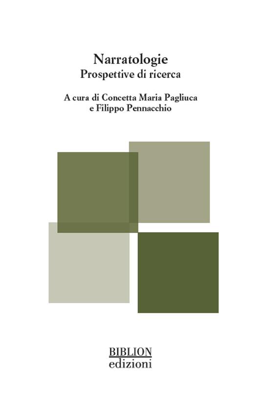 Narratologie. Prospettive di ricerca - copertina