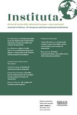 Instituta. Rivista di Storia delle istituzioni europee e internazionali (2022). Vol. 2