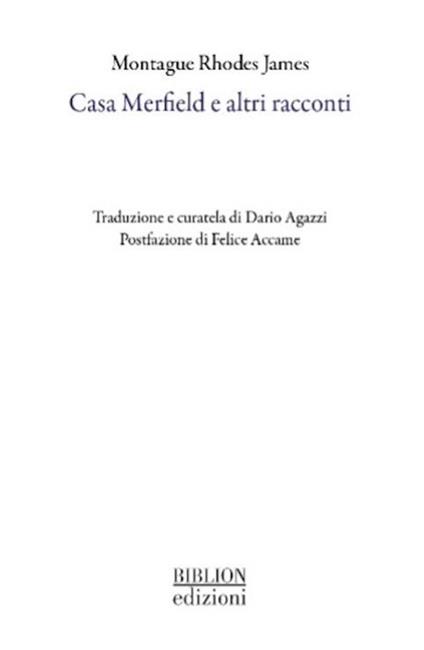 Casa Merfield e altri racconti - Montague Rhodes James - copertina
