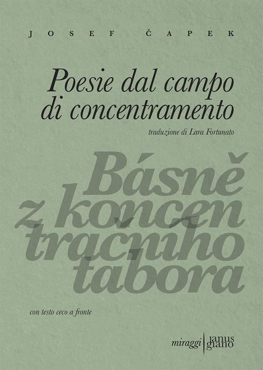 Poesie dal campo di concentramento. Ediz. ceca e italiana - Josef Capek,Lara Fortunato - ebook