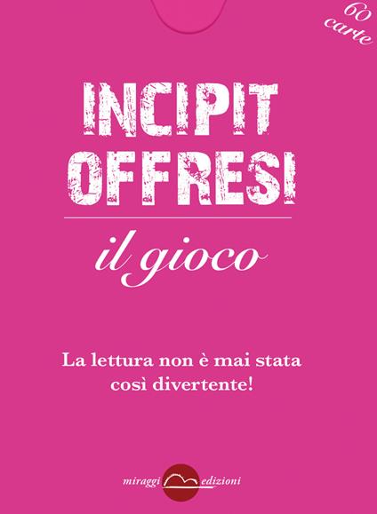 Incipit offresi. Il gioco. Con 60 Carte - copertina