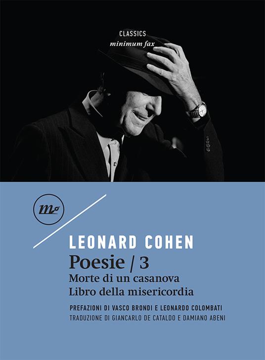 Poesie: Morte di un casanova-Libro della misericordia. Testo inglese a fronte. Vol. 3 - Leonard Cohen - copertina