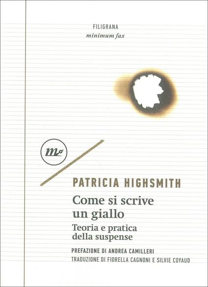 Come si scrive un giallo. Teoria e pratica della suspense - Patricia Highsmith - copertina