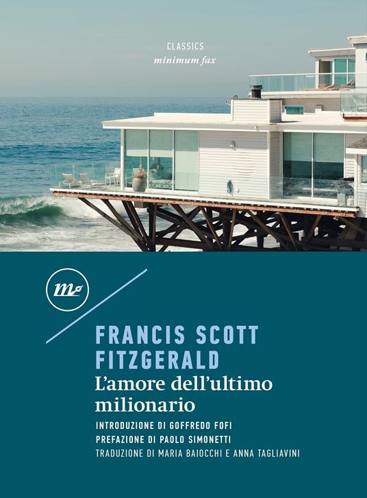 L'amore dell'ultimo milionario - Francis Scott Fitzgerald - copertina