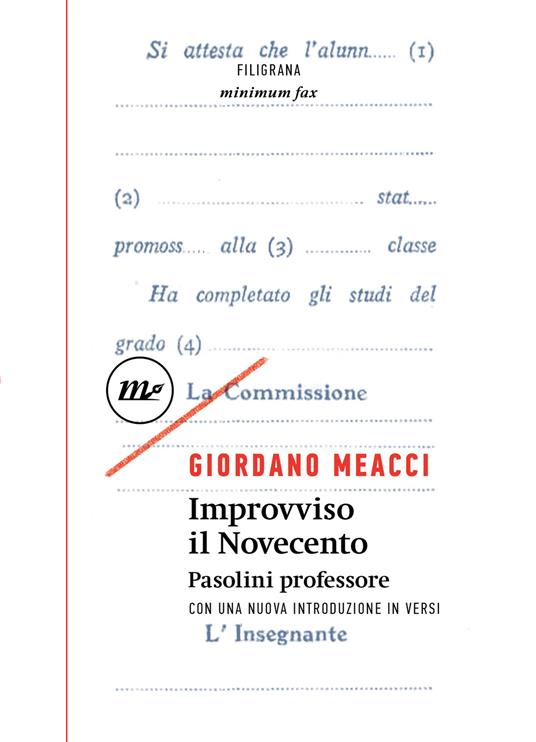 Improvviso il Novecento. Pasolini professore - Giordano Meacci - ebook