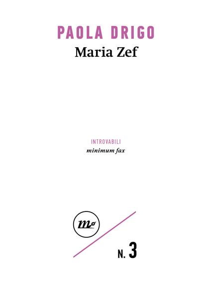Maria Zef - Paola Drigo - ebook