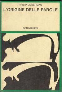 L' origine delle parole - Philip Lieberman - copertina