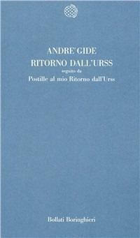 Ritorno dall'URSS - André Gide - copertina