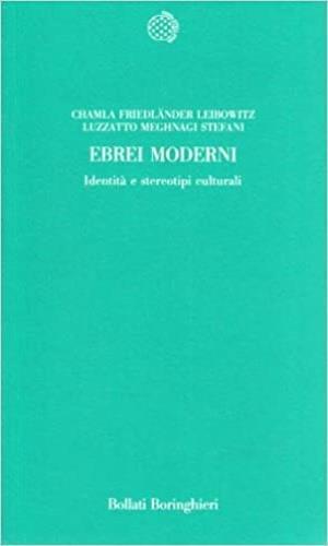 Ebrei moderni. Identità e stereotipi culturali - copertina