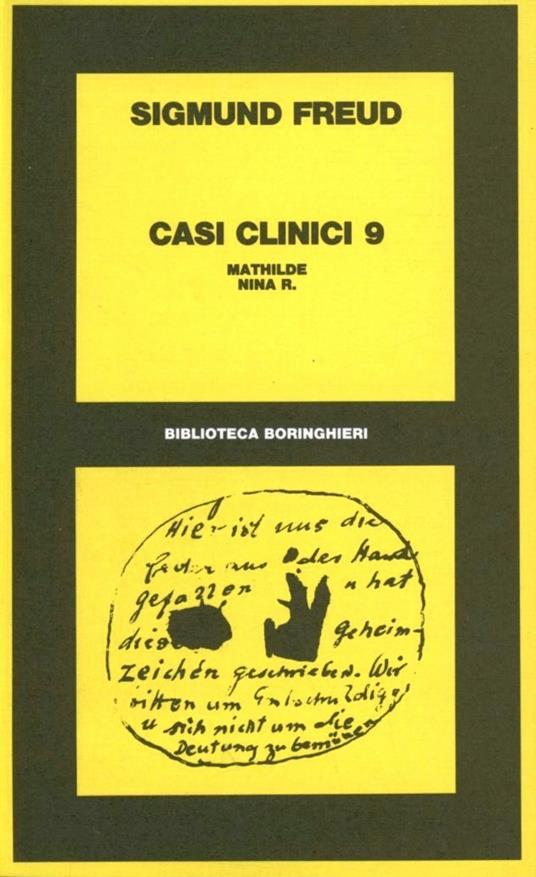 Casi clinici. Vol. 9 - Sigmund Freud - copertina