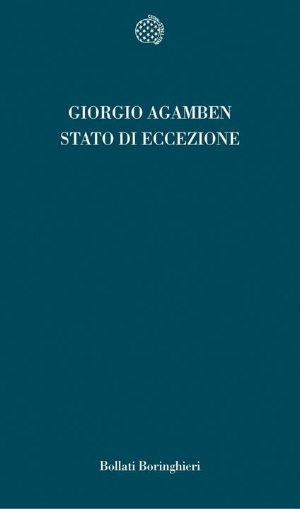 Lo stato di eccezione. Homo sacer. Vol. II/1 - Giorgio Agamben - copertina