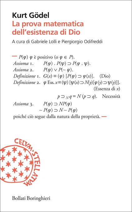 La prova matematica dell'esistenza di Dio - Kurt Gödel - copertina