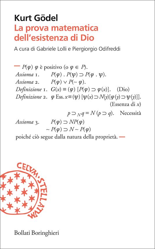 La prova matematica dell'esistenza di Dio - Kurt Gödel - copertina