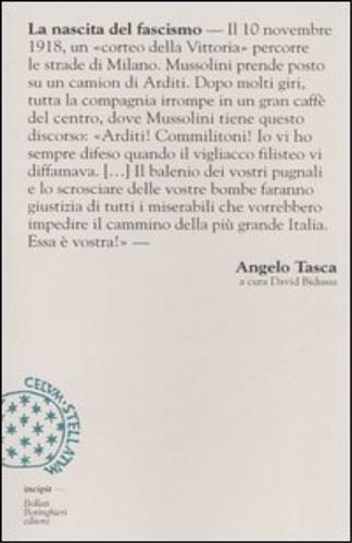 La nascita del fascismo - Angelo Tasca - copertina