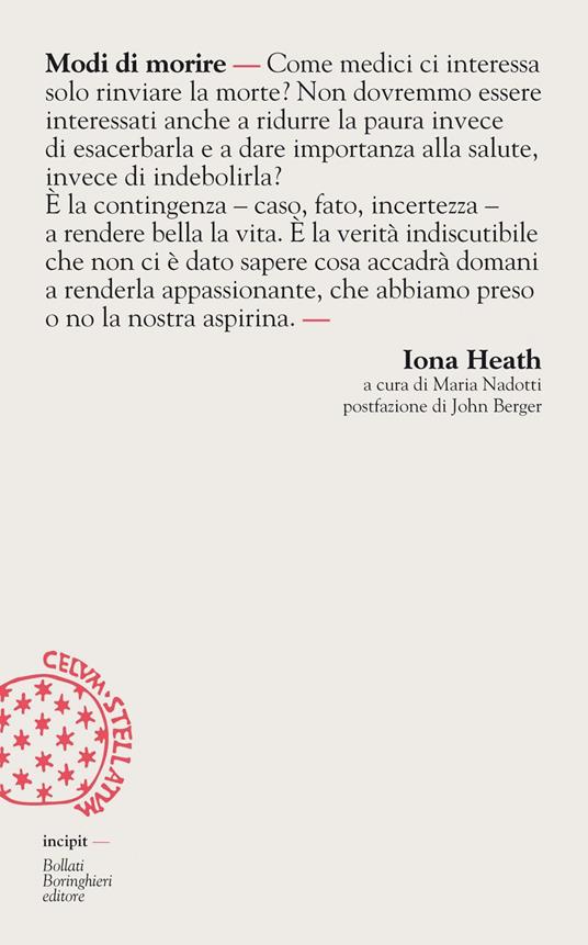 Modi di morire - Iona Heath - copertina