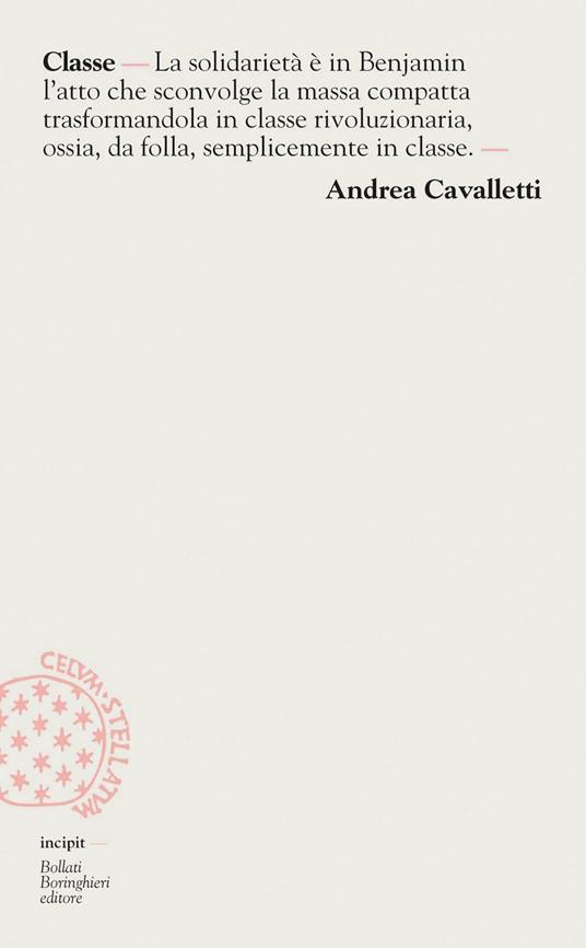 Classe - Andrea Cavalletti - copertina