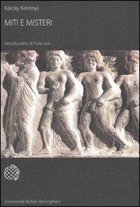 Miti e misteri - Károly Kerényi - copertina