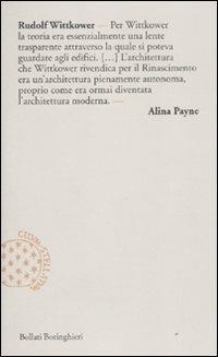 Rudolf Wittkower - Alina Payne - copertina