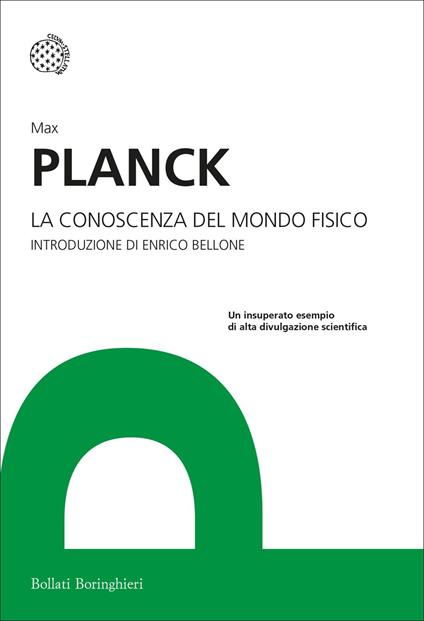 La conoscenza del mondo fisico - Max Planck - copertina