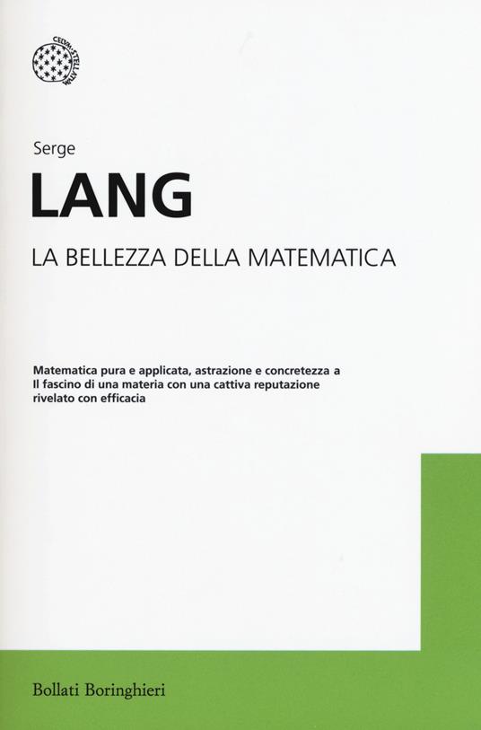 La bellezza della matematica - Serge Lang - copertina