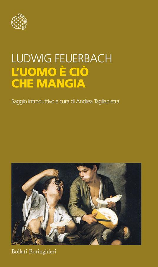 L'uomo è ciò che mangia - Ludwig Feuerbach - copertina