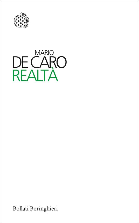 Realtà - Mario De Caro - copertina