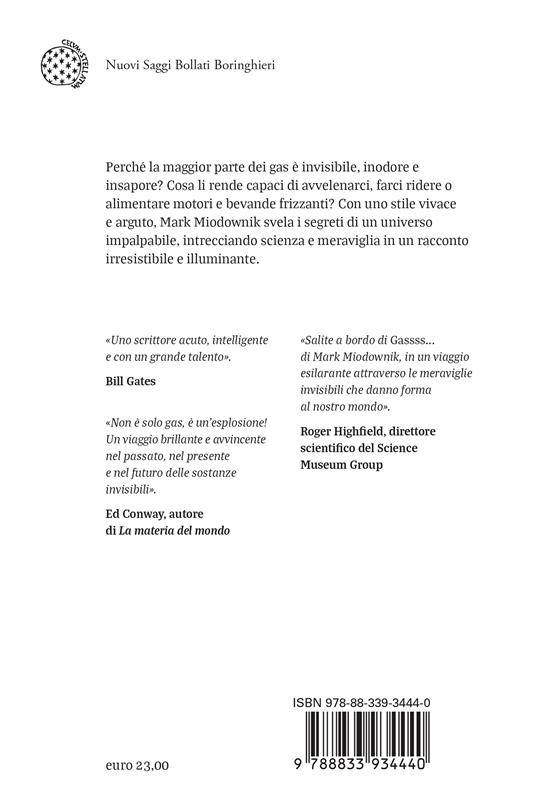 Gassss... Le sostanze sublimi che pervadono il mondo - Mark Miodownik - 2