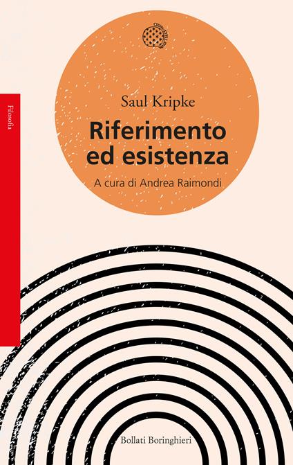 Riferimento ed esistenza - Saul Kripke - copertina