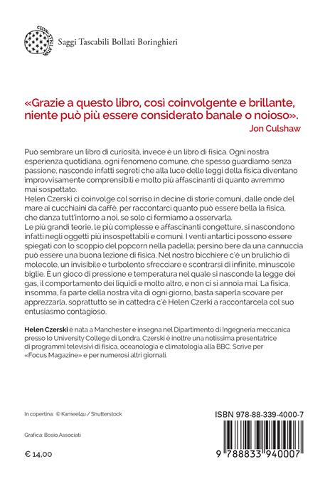 La tempesta in un bicchiere. Fisica della vita quotidiana - Helen Czerski - 2
