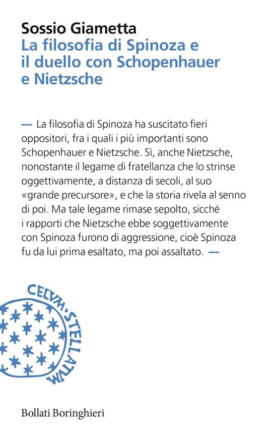 La filosofia di Spinoza e il duello con Schopenhauer e Nietzsche - Sossio Giametta - ebook