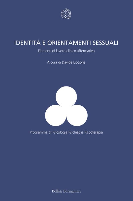 Identità e orientamenti sessuali. Elementi di lavoro clinico affermativo - copertina