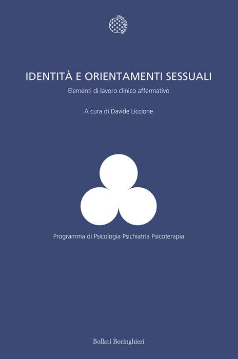 Identità e orientamenti sessuali. Elementi di lavoro clinico affermativo - copertina