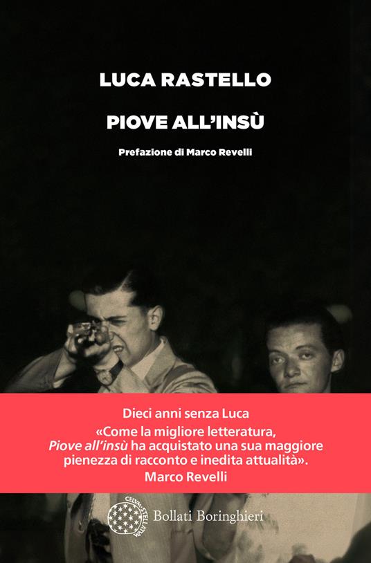 Piove all'insù - Luca Rastello - copertina