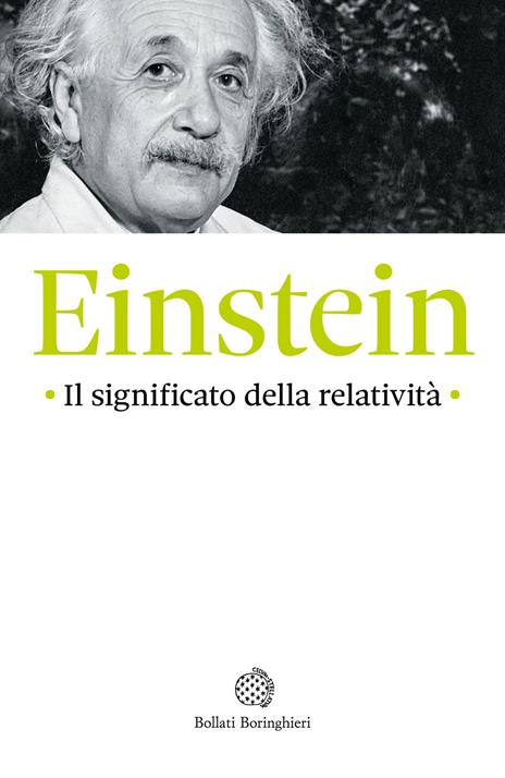 Il significato della relatività - Albert Einstein - copertina