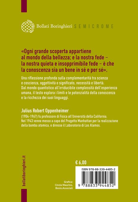La scienza e la società - Robert J. Oppenheimer - 2