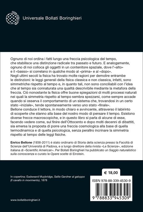 I nomi del tempo. La seconda Rivoluzione scientifica e il mito della freccia temporale - Enrico Bellone - 2