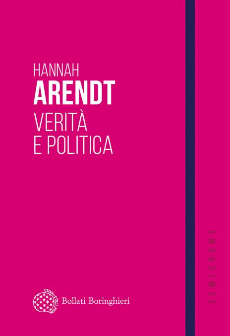 Verità e politica - Hannah Arendt - copertina