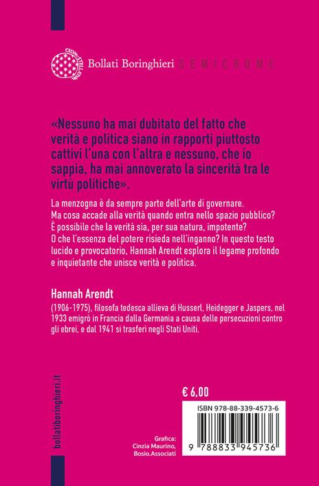 Verità e politica - Hannah Arendt - 2