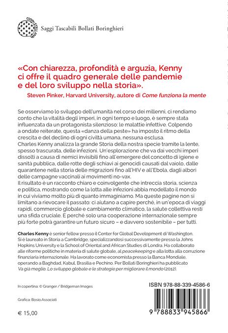 La danza della peste. Storia dell'umanità attraverso le malattie infettive - Charles Kenny - 2